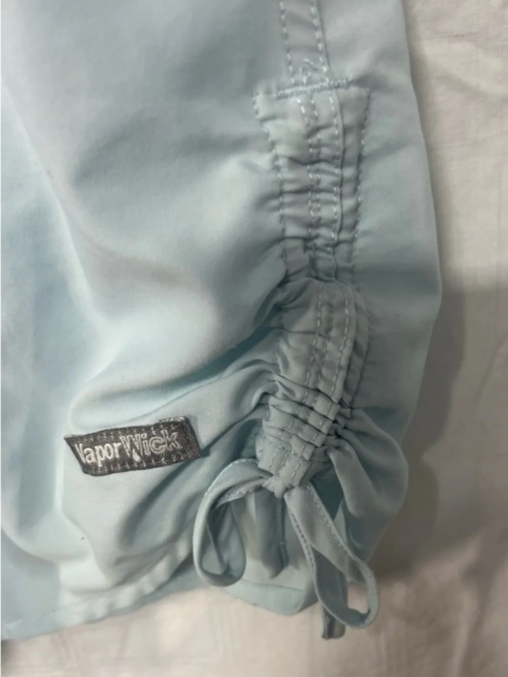 North Face Vapor Wick Light Blue Short Sleeve Women’s Shirt Size Large